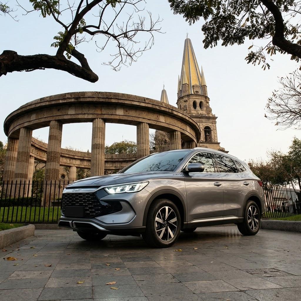 Renta de Auto BYD con chofer - BYD Song Pro SUV de 4 pasajeros